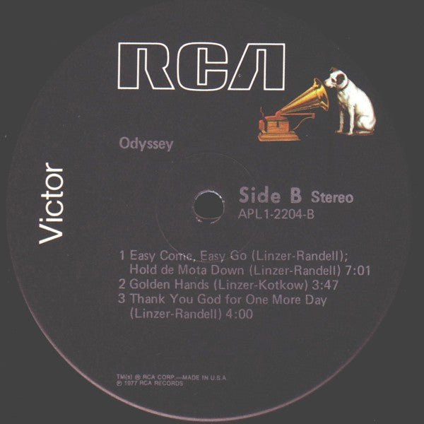 Odyssey  - Odyssey (VG+) (Vinyl LP)