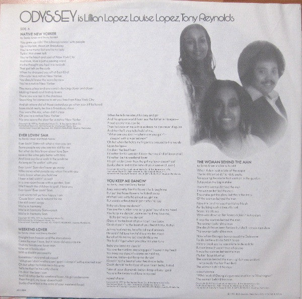 Odyssey  - Odyssey (VG+) (Vinyl LP)