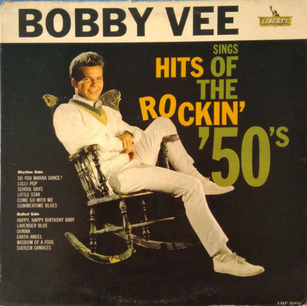 Vee, Bobby - Hits Of The Rockin' Fifties (VG) (Vinyl LP)