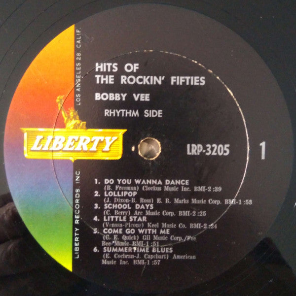 Vee, Bobby - Hits Of The Rockin' Fifties (VG) (Vinyl LP)