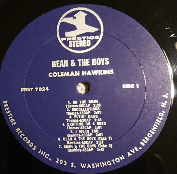 Hawkins, Coleman - Bean And The Boys (Vinyl, VG) (Vinyl LP)