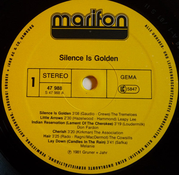 Various - Silence Is Golden (Vinyl, VG+) (Vinyl LP)