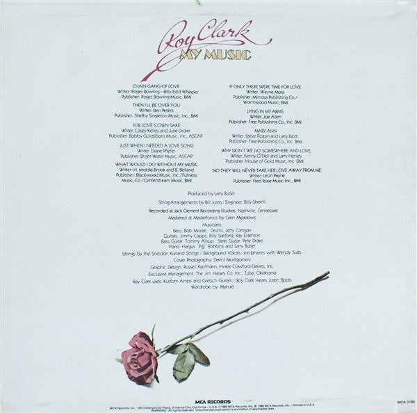 Clark, Roy - My Music (VG) (Vinyl LP)