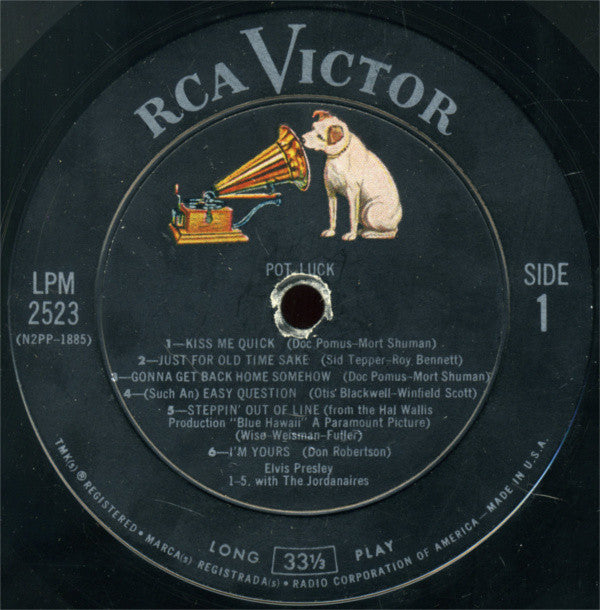 Elvis - Pot Luck (VG+) (Vinyl LP)