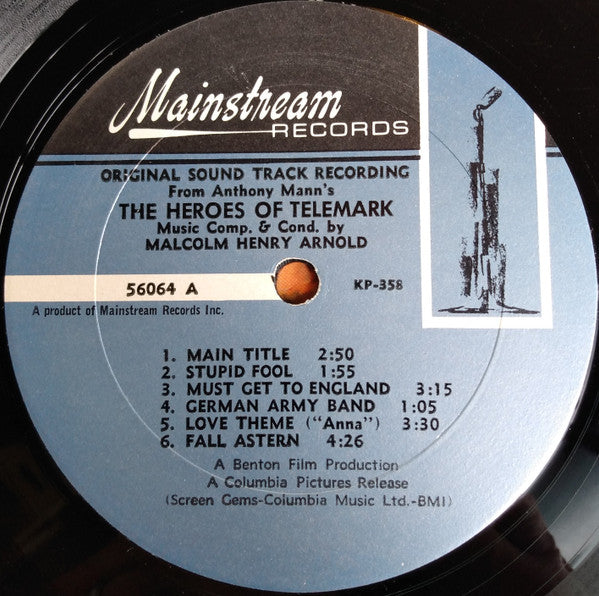 Heroes Of Telemark: Original Sound Track Recording (Vinyl, VG+) (Vinyl LP)