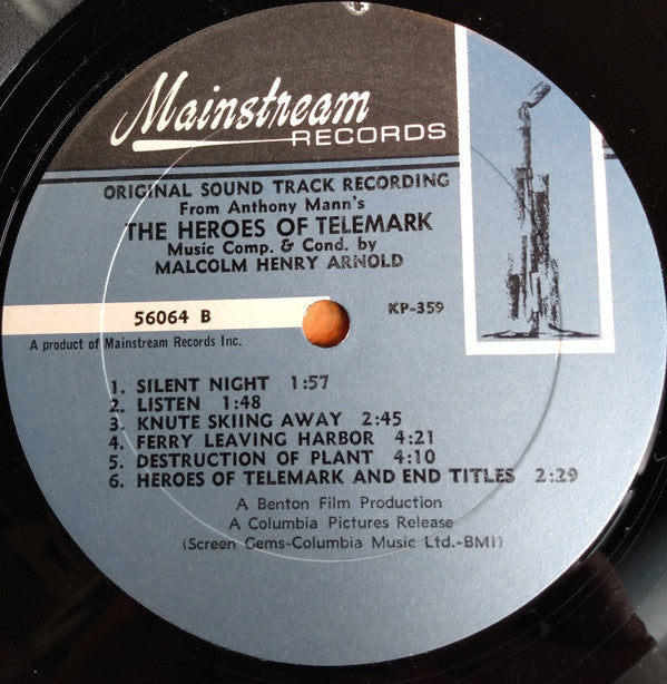 Heroes Of Telemark: Original Sound Track Recording (Vinyl, VG+) (Vinyl LP)