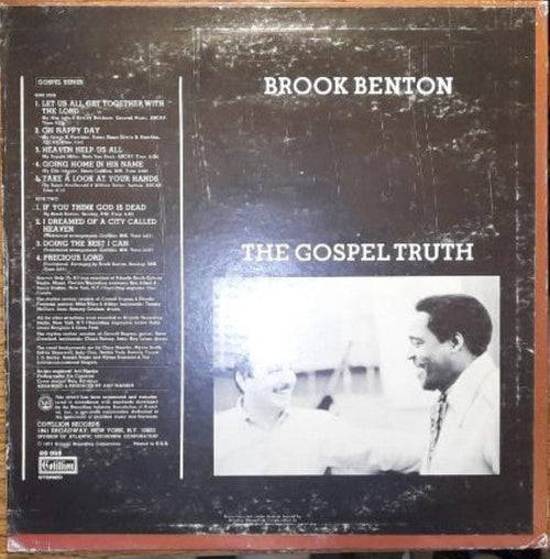 Benton, Brook- The Gospel Truth (VG+) (Vinyl LP)