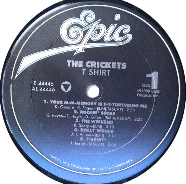 Crickets - T-Shirt (VG+) (Vinyl LP)