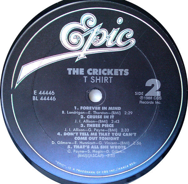 Crickets - T-Shirt (VG+) (Vinyl LP)