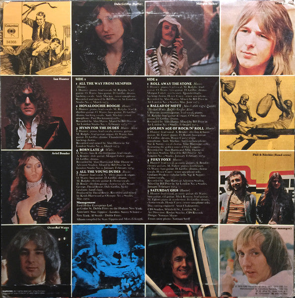 Mott The Hoople - Greatest Hits (Vinyl, VG+) (Vinyl LP)