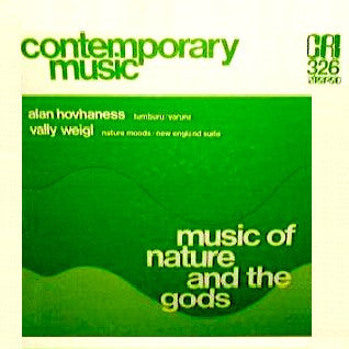 Hovhaness, Alan / Vally Weigl - Music Of Nature And The Gods (VG) (Vinyl LP)