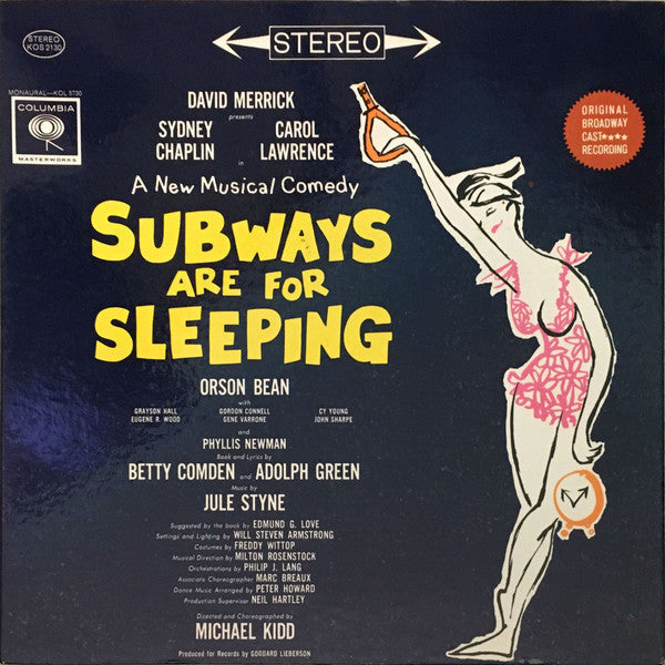 Subways Are For Sleeping (Original Broadway Cast Recording) (VG) (Vinyl LP)