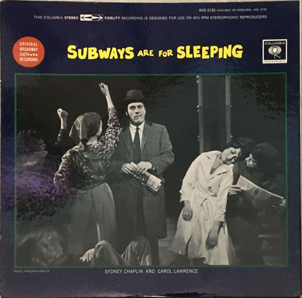 Subways Are For Sleeping (Original Broadway Cast Recording) (VG) (Vinyl LP)