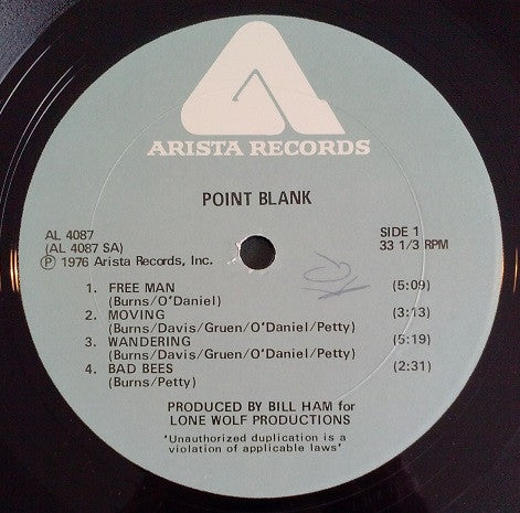 Point Blank  - Point Blank (VG+) (Vinyl LP)