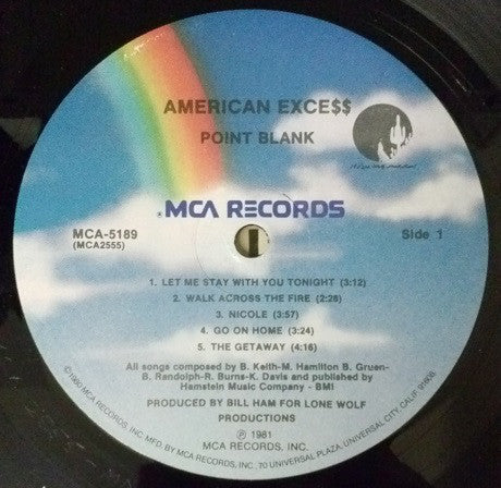 Point Blank  - American Exce$$ (VG+) (Vinyl LP)