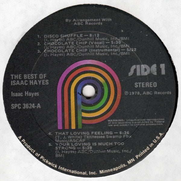 Hayes, Isaac - The Best Of Isaac Hayes (Vinyl, G+) (Vinyl LP)