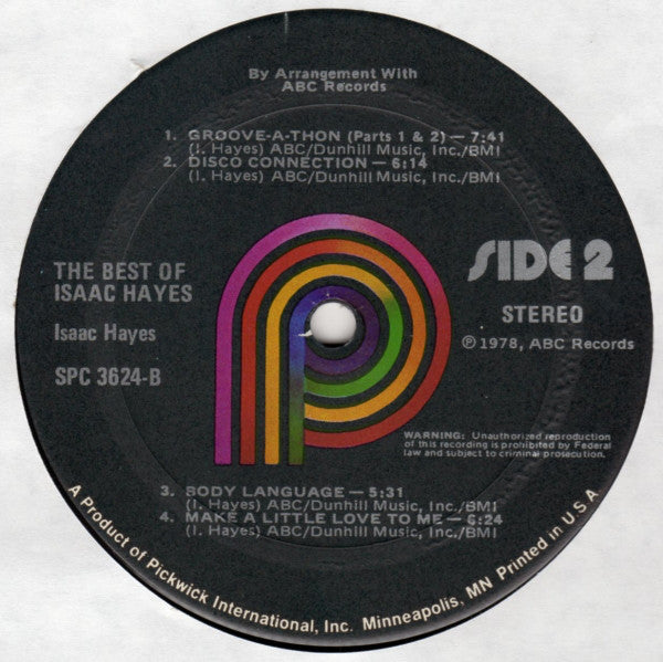 Hayes, Isaac - The Best Of Isaac Hayes (Vinyl, G+) (Vinyl LP)