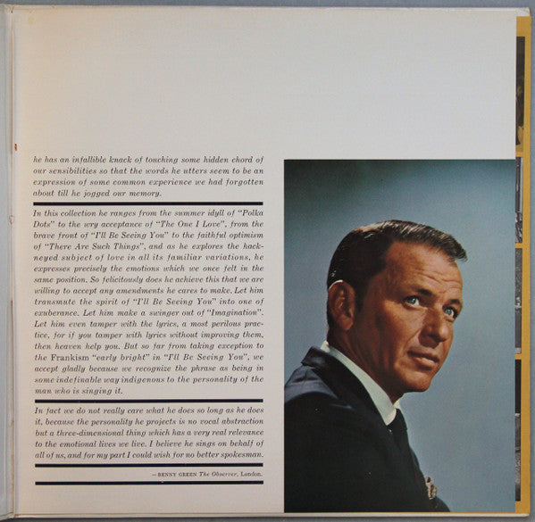 Sinatra, Frank - I Remember Tommy (Vinyl, VG+) (Vinyl LP)