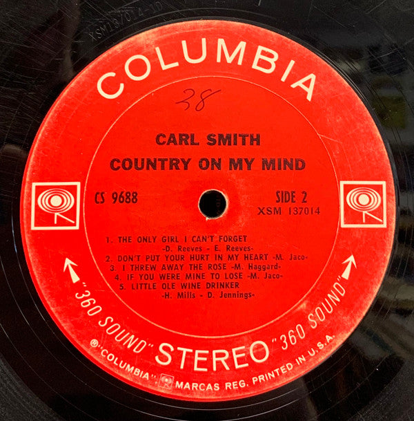 Smith, Carl - Country On My Mind (VG+) (Vinyl LP)