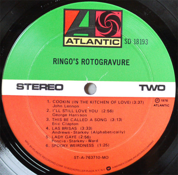 Starr, Ringo - Ringo's Rotogravure (VG+) (Vinyl LP)