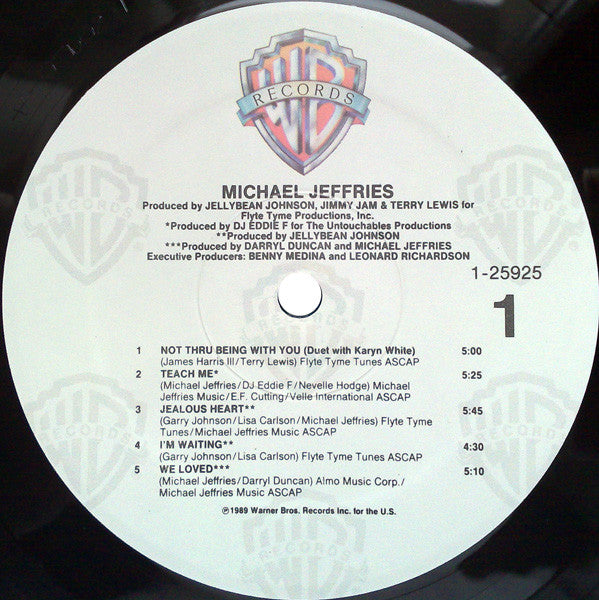 Jeffries, Michael - Michael Jeffries (VG+) (Vinyl LP)