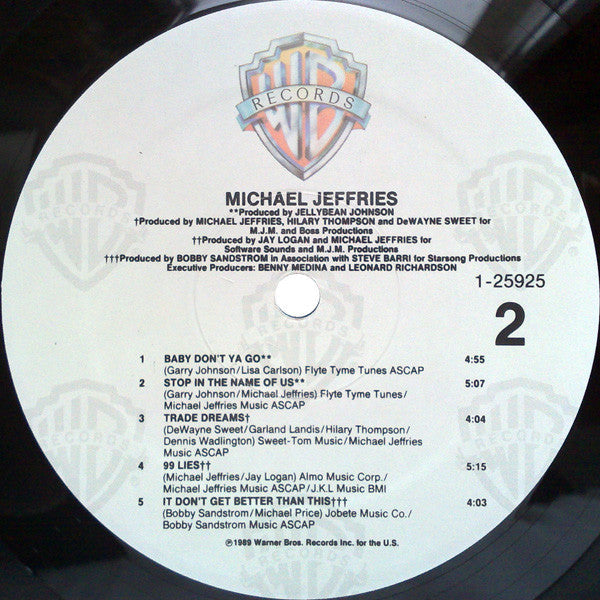 Jeffries, Michael - Michael Jeffries (VG+) (Vinyl LP)