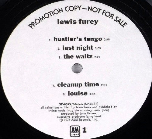 Furey, Lewis - Lewis Furey (VG+) (Vinyl LP)