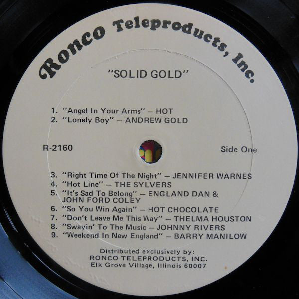 Various - Solid Gold (Vinyl, VG) (Vinyl LP)