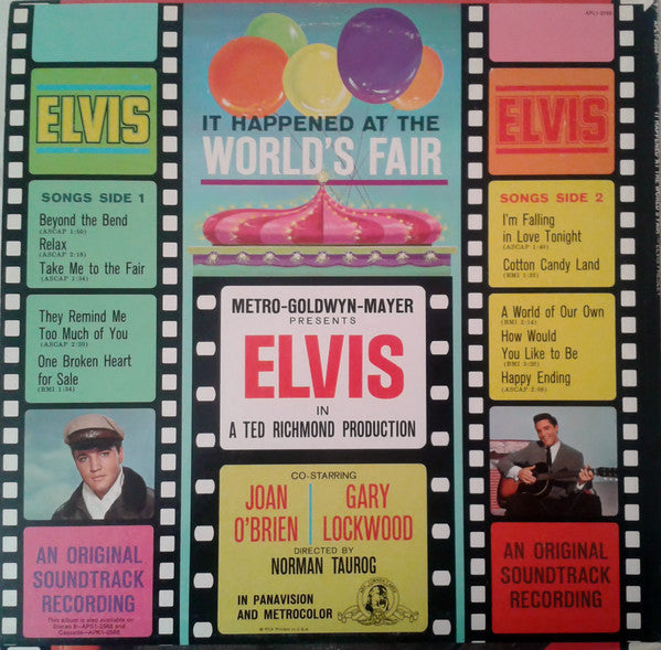 Elvis - It Happened At The World's Fair (VG+) (Vinyl LP)