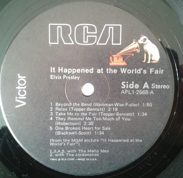 Elvis - It Happened At The World's Fair (VG+) (Vinyl LP)