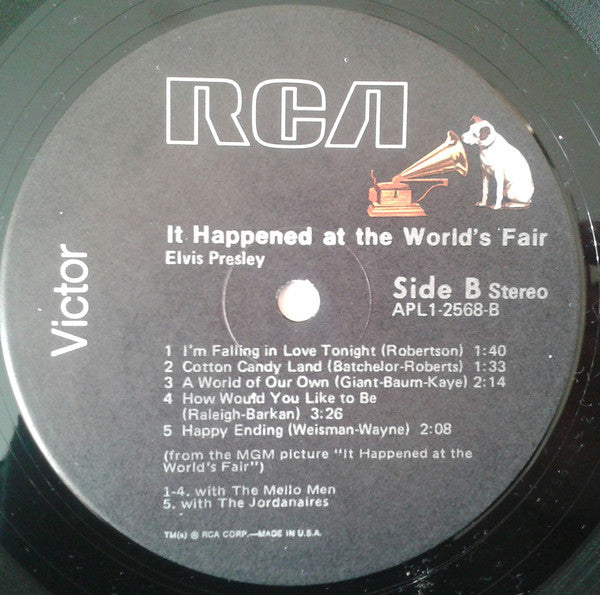 Elvis - It Happened At The World's Fair (VG+) (Vinyl LP)