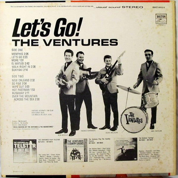 Ventures - Let's Go (Vinyl, VG) (Vinyl LP)