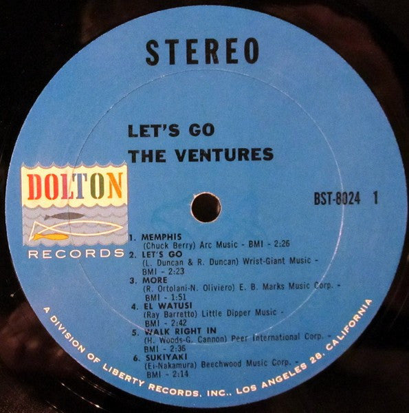 Ventures - Let's Go (Vinyl, VG) (Vinyl LP)