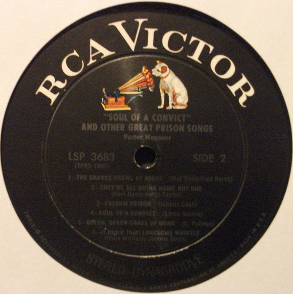 Wagoner, Porter - "Soul Of A Convict" And Other Great Prison Songs (G+) (Vinyl LP)
