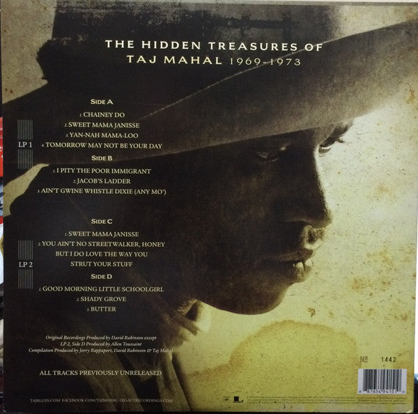 Taj Mahal - The Hidden Treasures Of Taj Mahal (1969-1973) (Vinyl, NM or M-) (Vinyl LP)