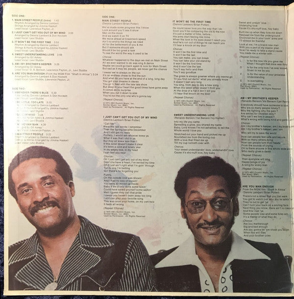 Four Tops - Main Street People (VG) (Vinyl LP)