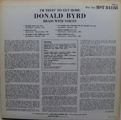 Byrd, Donald - I'm Tryin' To Get Home (Brass With Voices) (Vinyl, VG+) (Vinyl LP)