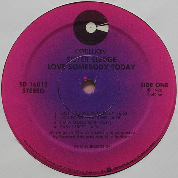 Sister Sledge - Love Somebody Today (VG+) (Vinyl LP)