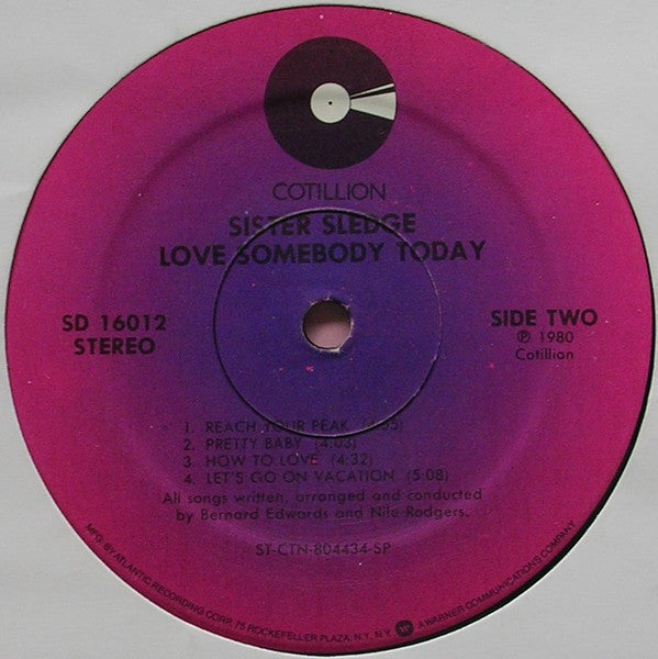Sister Sledge - Love Somebody Today (VG+) (Vinyl LP)