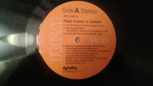Cramer, Floyd - Floyd Cramer In Concert (VG+) (Vinyl LP)