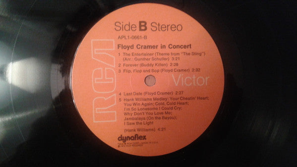 Cramer, Floyd - Floyd Cramer In Concert (VG+) (Vinyl LP)