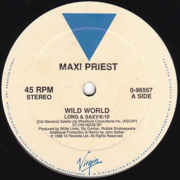 Maxi Priest - Wild World (VG+) (Vinyl LP)