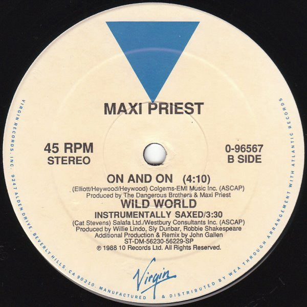 Maxi Priest - Wild World (VG+) (Vinyl LP)