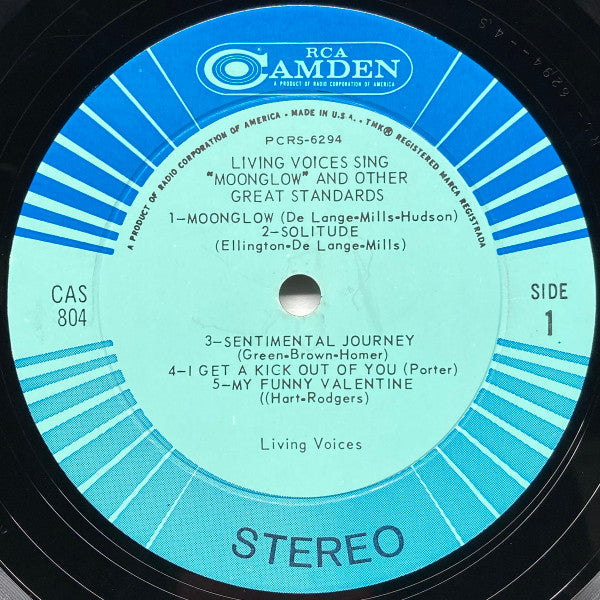 Living Voices - Living Voices Sing Moonglow And Other Great Standards (Vinyl, VG) (Vinyl LP)
