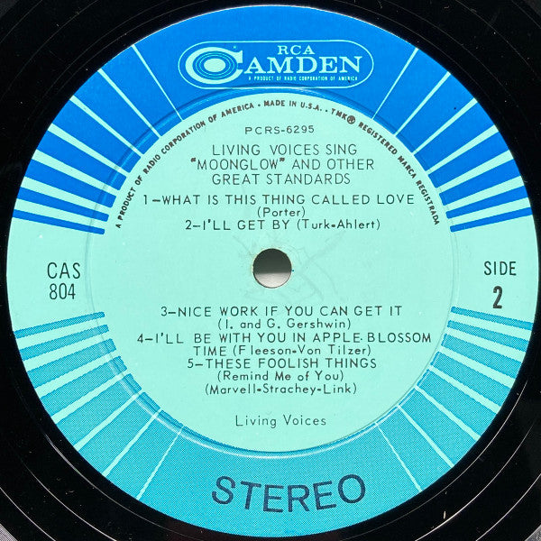 Living Voices - Living Voices Sing Moonglow And Other Great Standards (Vinyl, VG) (Vinyl LP)