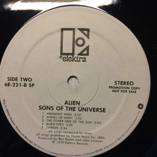 Alien  - Sons Of The Universe (M) (Vinyl LP)