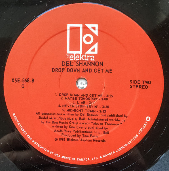 Shannon, Del - Drop Down And Get Me (Vinyl, VG+) (Vinyl LP)