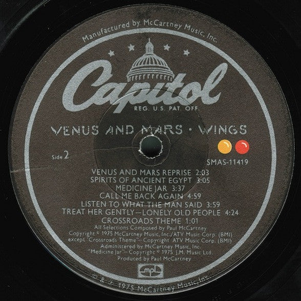 Wings  - Venus And Mars (Vinyl, VG+) (Vinyl LP)