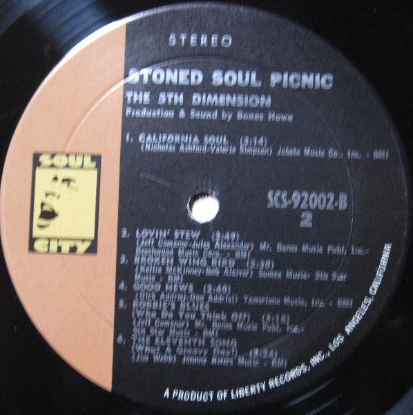 5th Dimension - Stoned Soul Picnic (VG) (Vinyl LP)