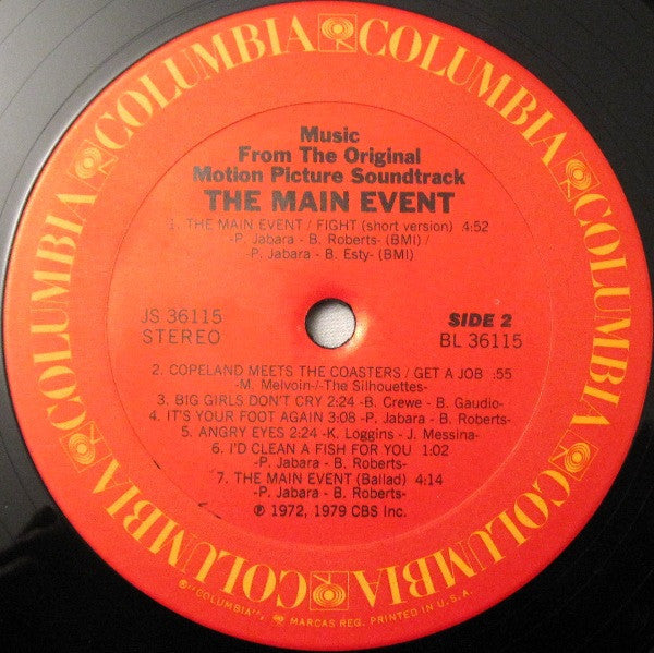 The Main Event (A Glove Story) (Vinyl, VG) (Vinyl LP)